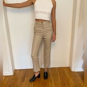Maryam Nassir Zadeh Wool Houndstooth Pants